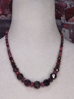 Jay King Faceted Ruby Gemstone Necklace